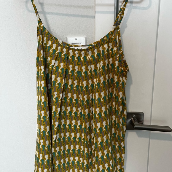 Seahorse Print Spaghetti Strap Top with Adjustable Straps - Picture 2 of 9